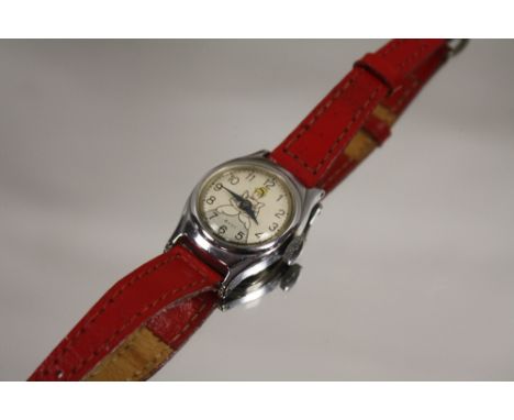 A VINTAGE WALT DISNEY CINDERELLA WRIST WATCH
