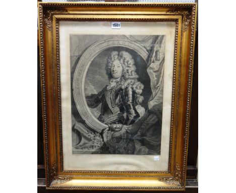 A group of fourteen portrait engravings and lithographs, subjects to include: Louis Dauphin de France, Philippe Duc d'Anjou; 
