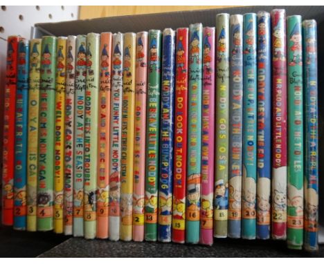 BLYTON (E.)  The Noddy Books. First Editions, 24 vols. (complete set). coloured illus. throughout; coloured pictorial boards 