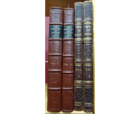 STRUTT (J.)  The Chronicle of England; or a Compleat History  . . .  of the Ancient Britons and Saxons  . . .  First Edition,