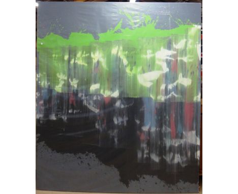 Matthew Radford (b.1971), Untitled, oil on canvas, signed and dated 2011 on stretcher, unframed, 214cm x 184cm.