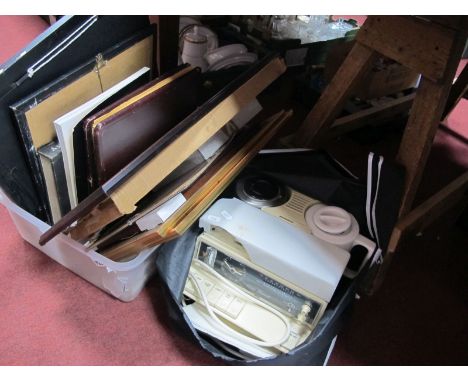 Cup Final Bagatelle by Kay, prints, RAF plate, cheese spread labels, etc:- One Box, teasmade.