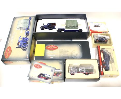 Four boxed Corgi diecast models. Comprising a Road Transport Heritage 'Scammell Constructor, Pickfords' CC11103, a Corgi Clas