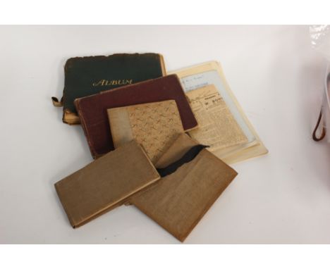 Five WW1 British sketchbooks belonging to George Victor Stanley (Born Nottingham 1897- Died in 1937) who served in France as 