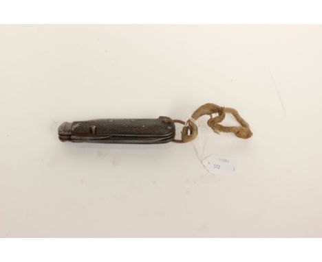 British Army Jack Knife. Large size and GR and maker marked and dated "Rodgers and Sons, 6 Norfolk St. Sheffield, England." D