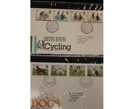 A box of first day covers, postal history mixed loose foreign stamps 
