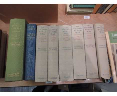 Winston S. Churchill. A selection, includes; The Second World War - six volume set (1948-1954), 1st editions in dust wrappers