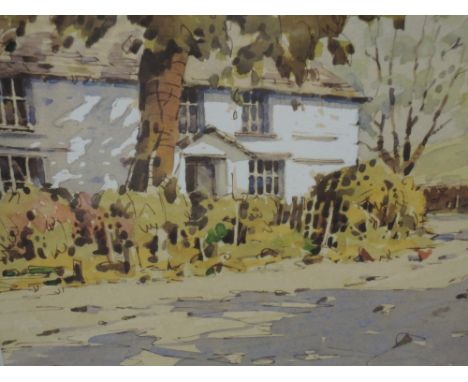 A watercolour, R Martin Tomlinson, Common Farm, Windermere, signed, 6in x 9in