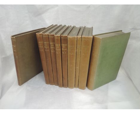 Mountaineering. Raymond Turner, E. (ed.) - The Climbers' Club Journal. London: The Climbers' Club, 1899-1910. Volumes I-XIII,