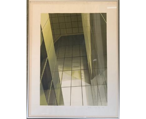 Brendan Neiland (b.1941), 'Citti Corp', lithograph, signed and dated 1980, numbered 1/75, 76x57cm