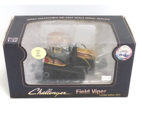 A boxed Agco 1:32 Challenger Field Viper limited edition 055/1000 diecast model tractor 