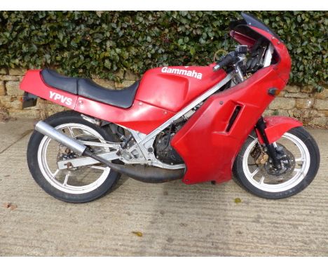 MOTORCYCLE.   "GAMMAHA",  BELIEVED SUZUKI RG FRAME FITTED WITH YAMAHA 350 YPVS ENGINE.  C664 UJF. (C/W V5 DOCUMENTS)