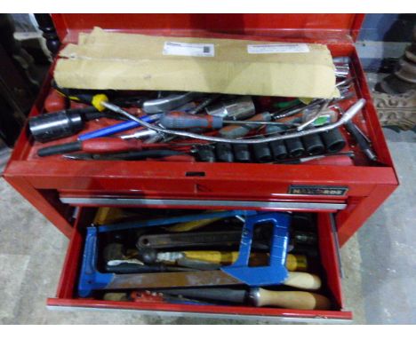TOOLS.   VARIOUS SOCKET SETS, A HALFORDS TOOL BOX,ETC.