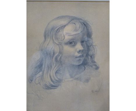 ATTRIB. TO GEORGE RICHMOND.  (1809-1896)   PORTRAIT OF WALTER, THE ARTIST'S SON, INITIALLED AND DATED 1859, PENCIL.   36 x 28
