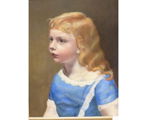 ---------WILBY.  19th.C.ENGLISH SCHOOL.   PORTRAIT OF GEORGE RICHMOND'S SON, WALTER, INSCRIBED VERSO AND DATED 1858, OIL ON C