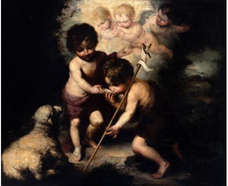 Spanish school ca.1800. After BARTOLOMÉ ESTEBAN MURILLO (Seville, 1617 - Cadiz, 1682).Los niños de la concha" ("Children of t