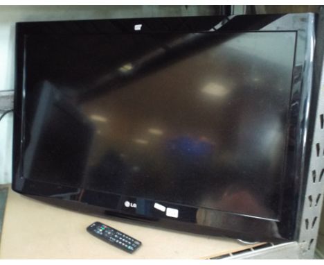 An LG 37" digital LCD television with Freeview etc, for wall bracket use only as no stand 
