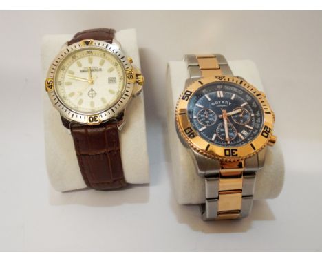 Ingersoll Navigator wristwatch and a Rotary chronometer wristwatch