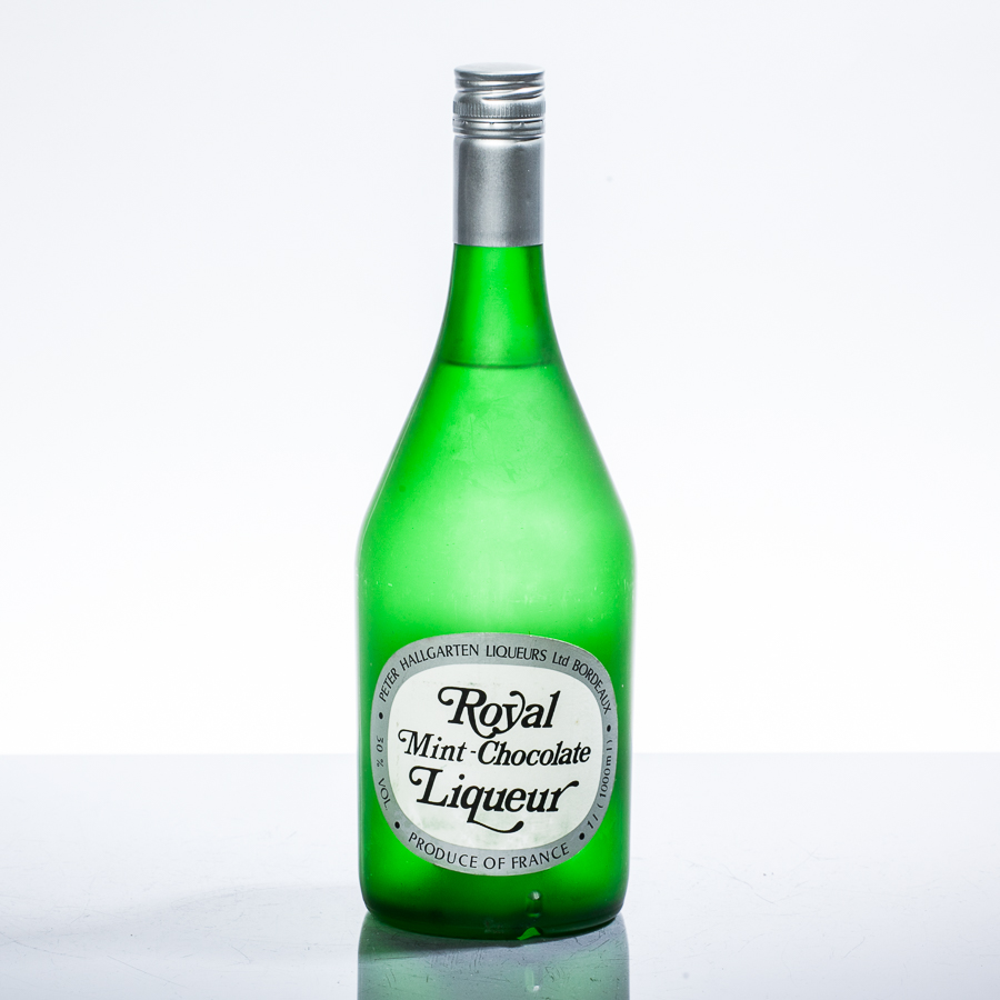 ROYAL MINT CHOCOLATE LIQUEUR Peter Hallgarten Liqueur Ltd, Bordeaux. 1