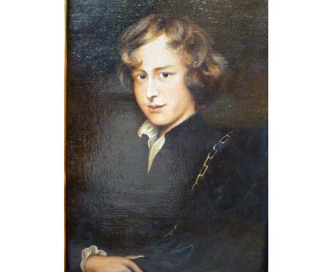 Late 19th Early 20th Century English School
HALF LENGTH PORTRAIT OF A BOY
Oil on canvas, 65 x 45 cms