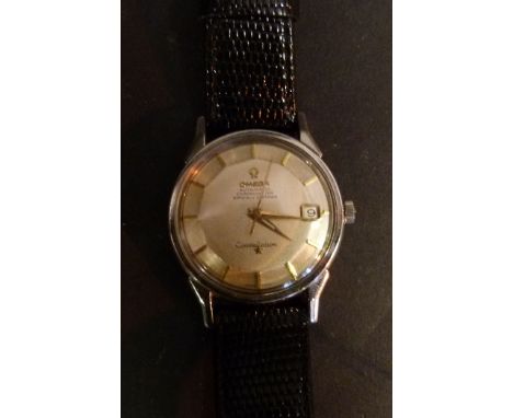 An Omega Constellation Automatic Chronometer Stainless Steel Cased Gentleman's Wrist Watch, with date aperture