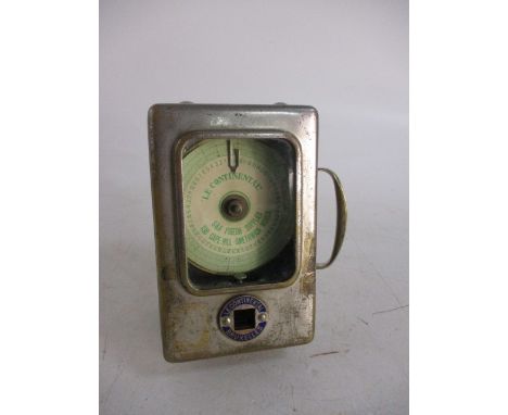 Vintage 'Le Continental Bruxelles' Pigeon Clock. 