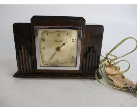 Ferranti art deco electric mantle clock. Working 