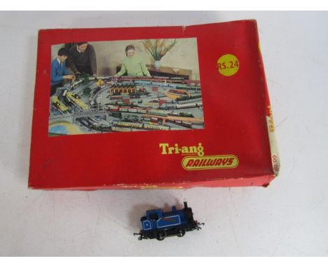 Vintage Triang RS.24 model train set along with an electric engine 
