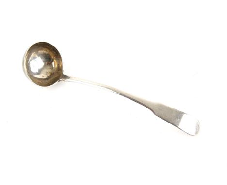 Oar pattern silver sauce ladle Edinburgh 1804