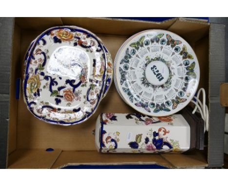 A mixed selection of ceramic items to include eight Masons Heritage limited edition plates, Masons small Millenium Mandalay d