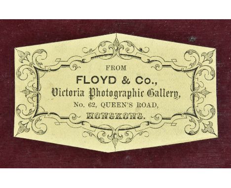 Floyd (William Pryor , 1834-c.1900 ). A superb album of 55 photographs of Hong Kong, Canton, Peking and Macao, mostly by Will