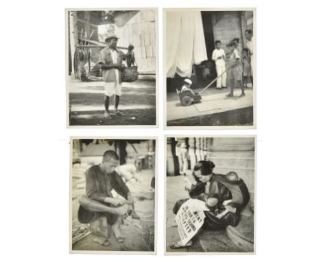 * Hong Kong, Philippines &amp; Indonesia. A group of 22 photographs by Julius Friend (1898-1982), gelatin silver prints, circ