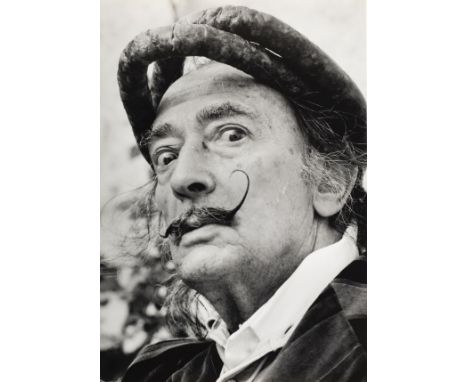 * Dali (Salvador, 1904-1989). Portrait of Dali's head, by John Bryson, September 1974, gelatin silver print, printed 1980s , 