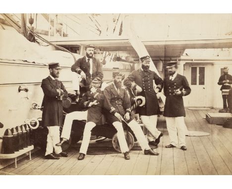 Naval Album. A photograph album compiled by Francis Edmond Groube and descendants, c. 1867-1910, beginning with a series of 1