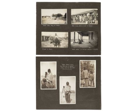 India &amp; Afghanistan. An album of photographs taken in India by L. Long (of the Royal Flying Corps), Richmond, Surrey, cir