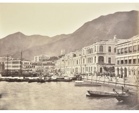 Thomson (John, 1837-1921). A superb album of photographs of Hong Kong, c. 1868-1870, 38 large albumen prints including 31 by,