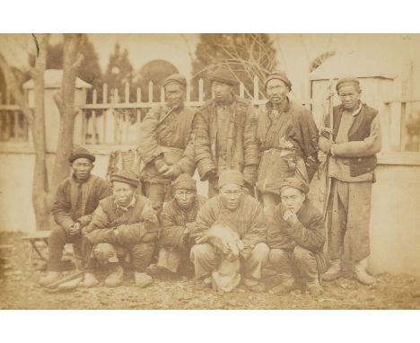 * China. Far East Magazine, 1876, a group of 17 albumen prints by William Saunders and others, taken from the magazine, each 