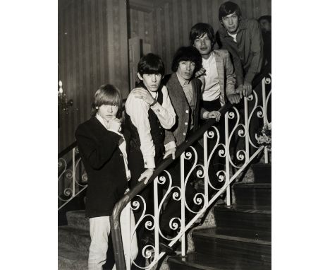 * Rolling Stones. A group of nine publicity stills of band members, circa 1964, later gelatin silver print photographs, one a