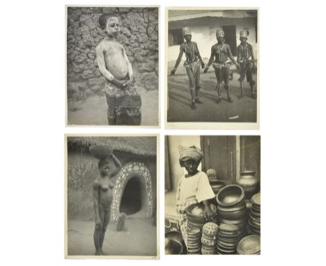 * Africa. A collection of 210 photographs, predominantly of West Africa, by Julius Friend (1898-1982), circa 1941, gelatin si