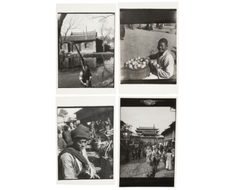* China. A group of 17 press reportage photographs of scenes in Yunnan Province, China, circa 1940s, gelatin silver print con