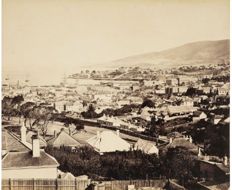 * Australia. A group of 32 albumen print photographs, late 19th century, including views and scenes in and around Sydney, Mel