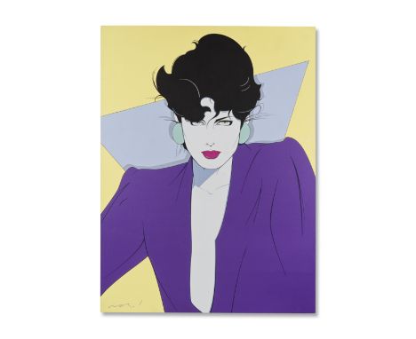 PATRICK NAGEL (1945-1984)« Sans titre » (noble° 1982)  Acrylique sur toile marouflée sur panneauH: 101,7cm.(39 3/4in.); L: 76