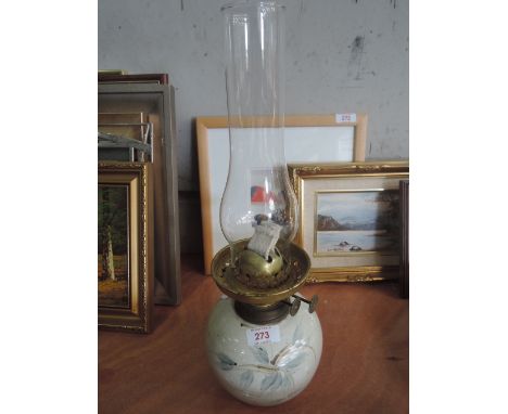 A ceramic based oil lamp
