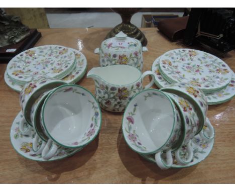 A Minton Haddon Hall part tea service 26 piece