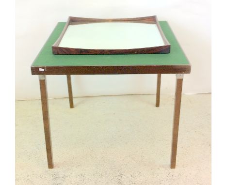 Square hall mirror and a card table 60x60cm the mirror