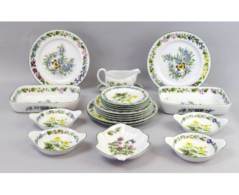 Royal Worcester Herbs Part dinner service