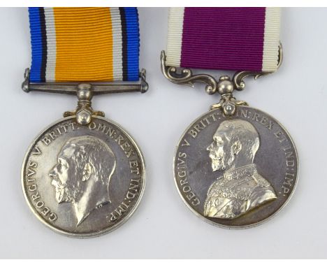 A British War Medal named to 1072 Sergeant E.J. Steele of the Army Pay Corps with his Army Long Service & Good Conduct Medal 