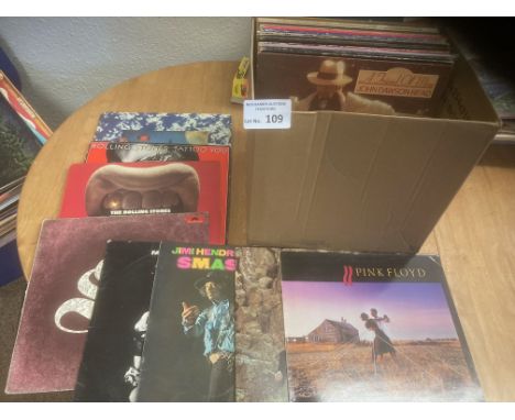 Records : 30 Rock albums inc Rolling stones, Family, Jimi Hendrix etc