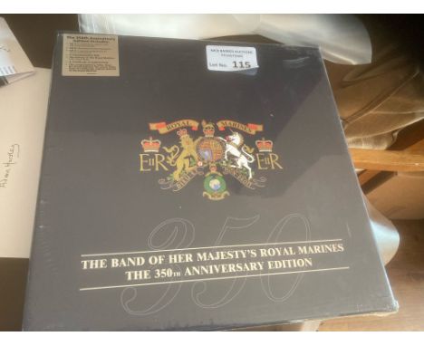 Records : BAND OF HER MAJESTY'S  MARCHES 350th Anniv Ed CD Box Set sealed/mint (888430872929)
