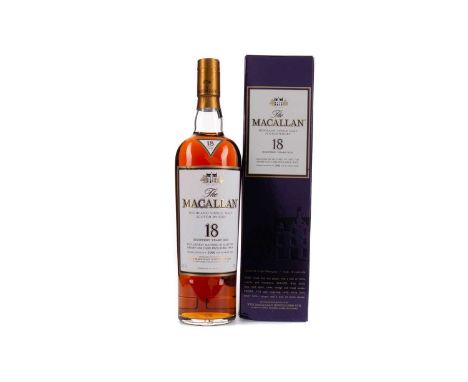 MACALLAN 1995 18 YEARS OLDSingle Malt Scotch WhiskyMatured in sherry casks. 700ml, 43% volume, in carton.